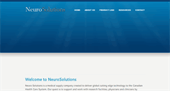 Desktop Screenshot of neuro-solutions.ca