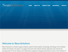 Tablet Screenshot of neuro-solutions.ca